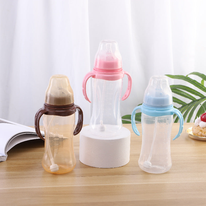 Baby Wide-Mouth PP Feeding Bottle – New Design