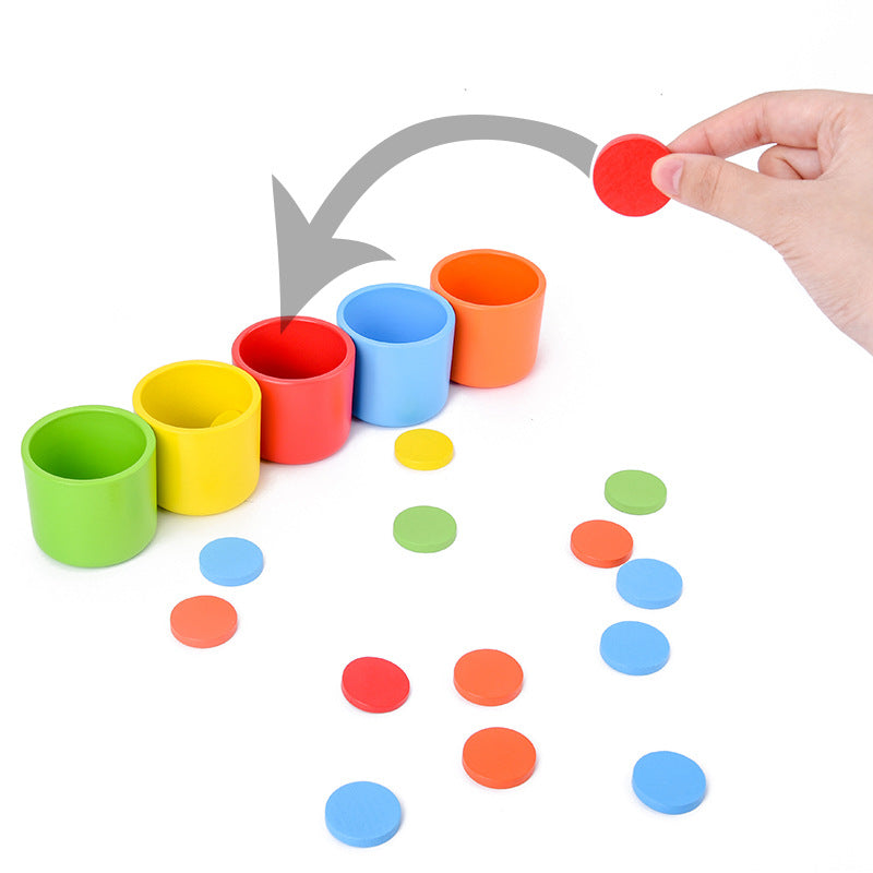 Baby Early Education Color Sorting Cup Toy