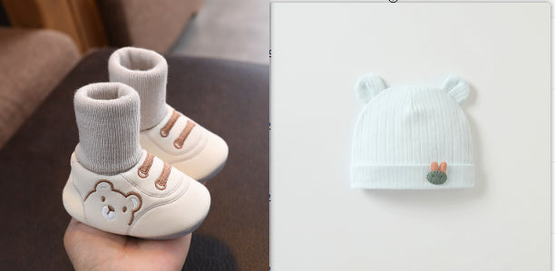 Baby Cloth Shoes – Simple Non-Slip Indoor Toddler Shoes