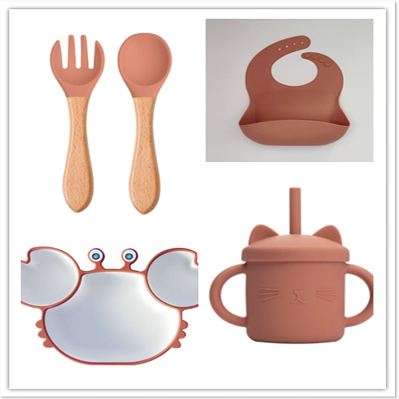 Silicone Non-Slip Baby Feeding Plate – Children’s Tableware Bowl