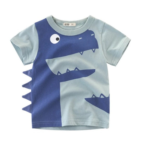 Boys Korean Style Cotton Short Sleeve T-Shirt