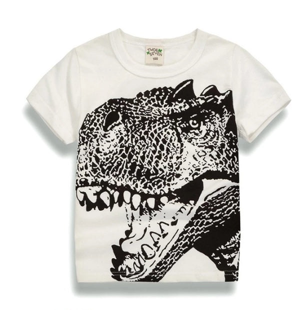 Boys Korean Style Cotton Short Sleeve T-Shirt