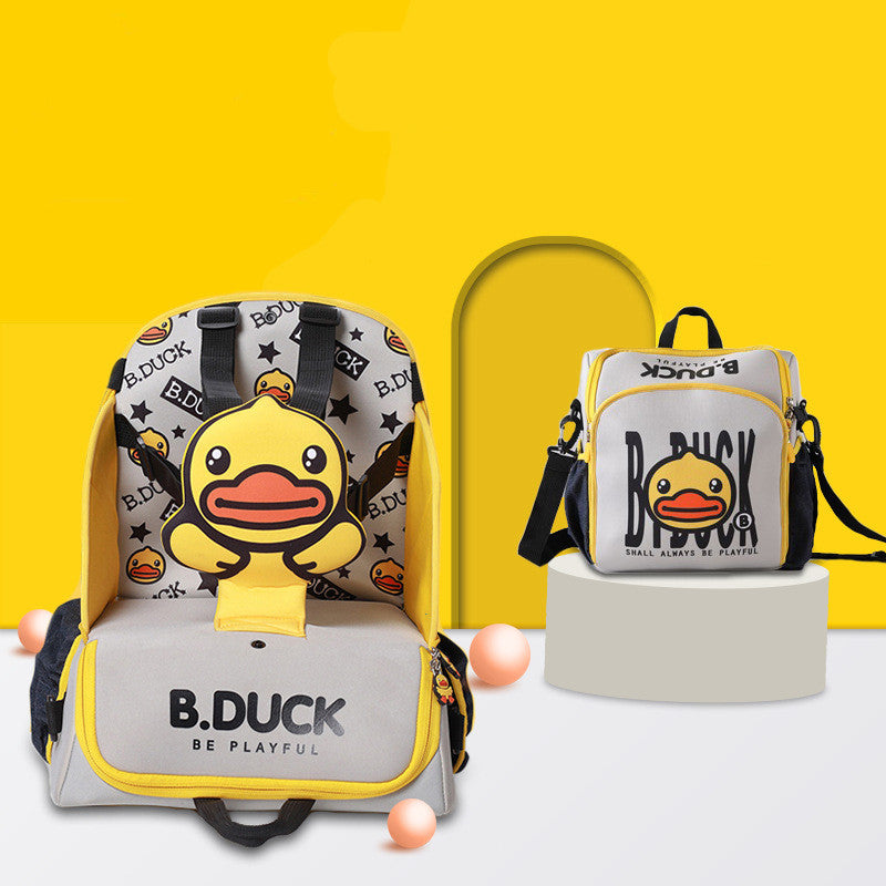 Multifunctional Baby Diaper Bag & Portable Dining Chair Backpack