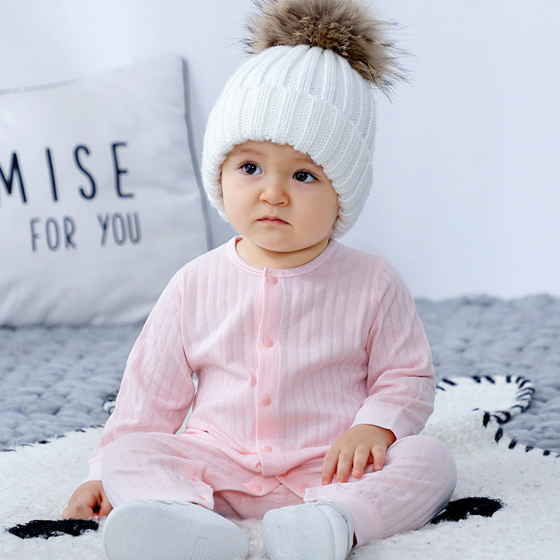 Cotton Baby Onesie – Newborn Spring & Autumn Pajamas