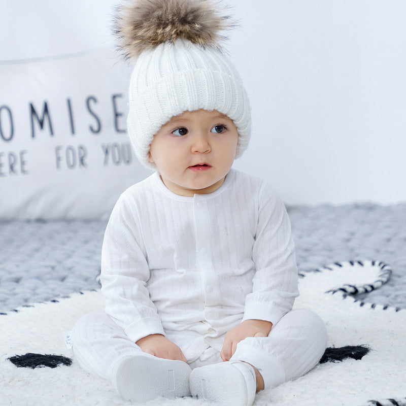 Cotton Baby Onesie – Newborn Spring & Autumn Pajamas