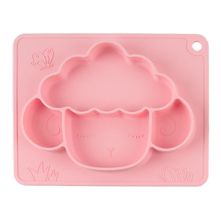 Baby Silicone Non-Slip Dinner Plate – Divided Feeding Bowl for Food Supplement
