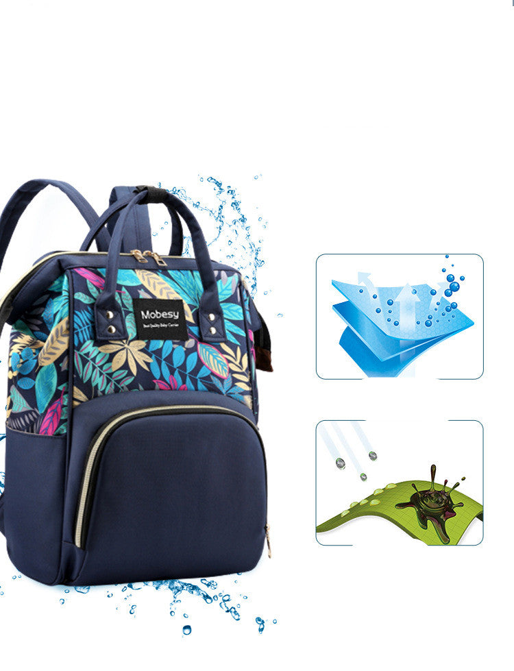 Multifunctional Baby & Mother Diaper Backpack – Bottle Organizer