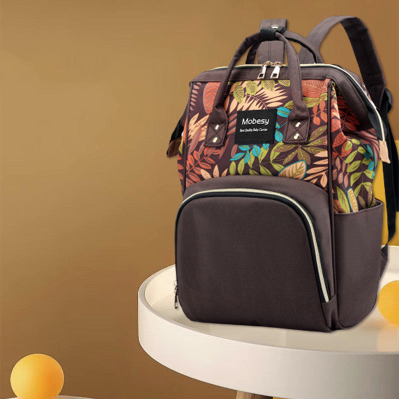 Multifunctional Baby & Mother Diaper Backpack – Bottle Organizer