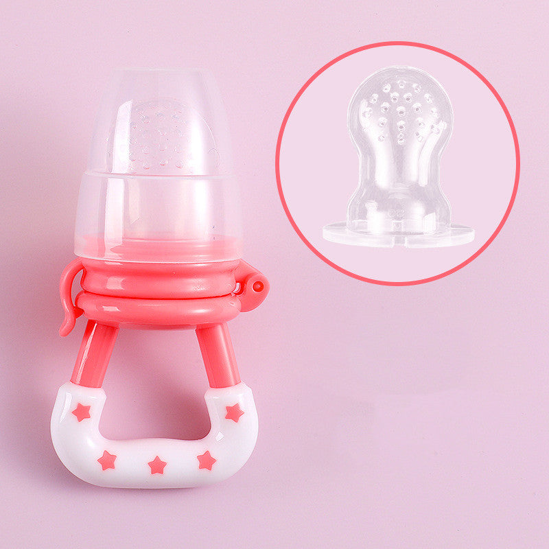 Baby Silicone Star Fruit & Vegetable Teething Feeding Bag