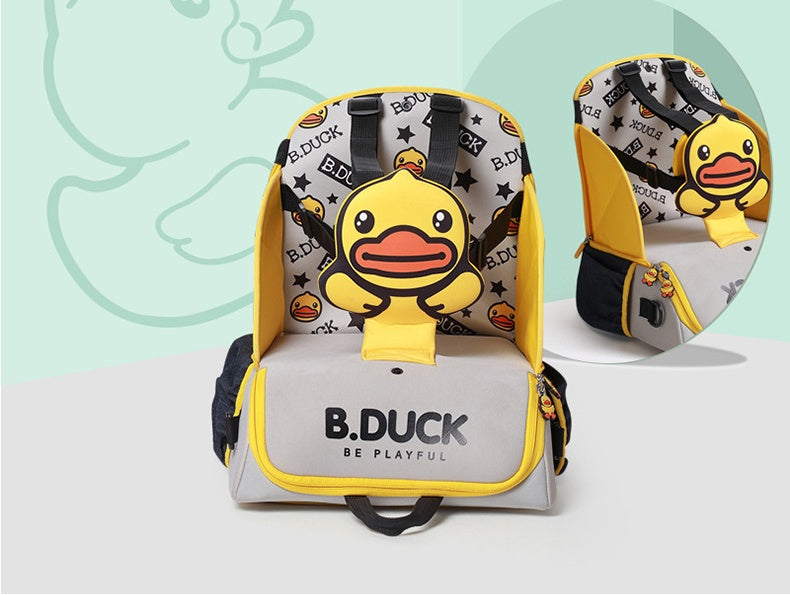 Multifunctional Baby Diaper Bag & Portable Dining Chair Backpack
