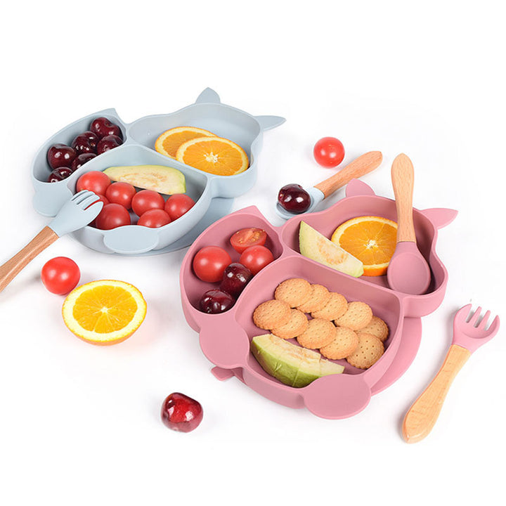 Silicone Baby Feeding & Training Tableware Set