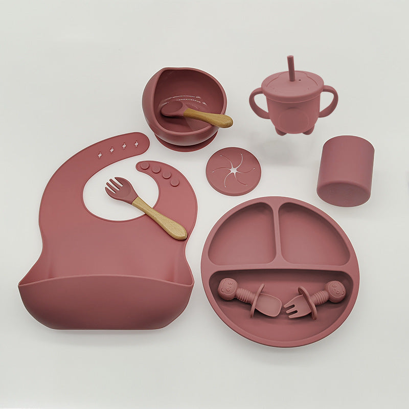 Baby Silicone Feeding Tableware – Early Learning & Complementary Food