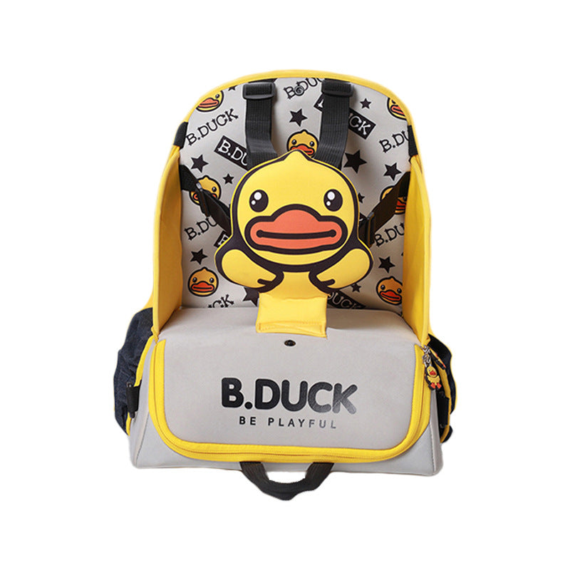 Multifunctional Baby Diaper Bag & Portable Dining Chair Backpack
