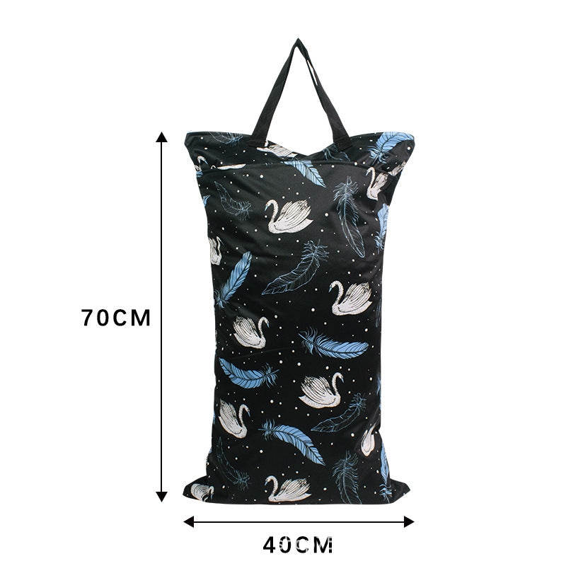Reusable 3D Baby Travel Diaper Organizer Bag
