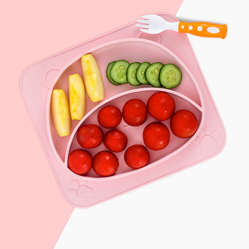 Silicone Non-Slip Baby Feeding Plate – Children’s Tableware Bowl