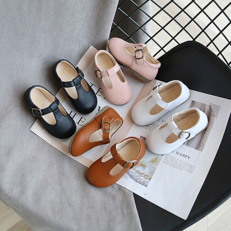 Children’s Pea Shoes Versatile Baby Single Shoes