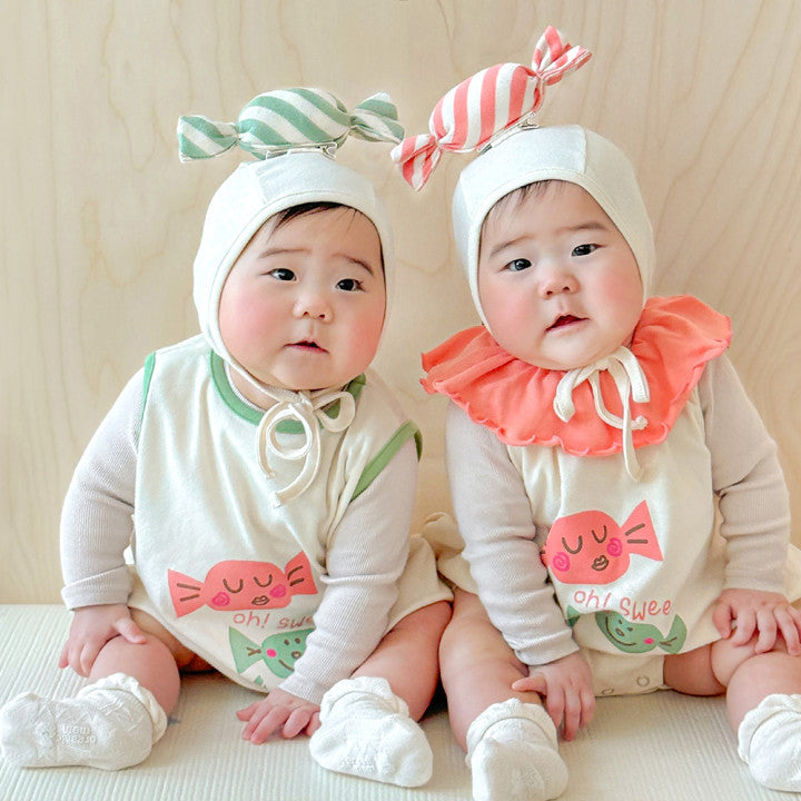 Baby Romper Suit – Korean Candy Print Design