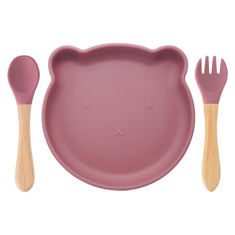 Bear Silicone Baby Tableware Set – Feeding & Food Supplement Set