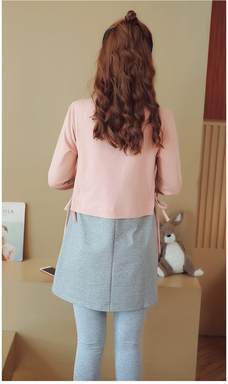 Loose Spring Maternity & Breastfeeding Dress