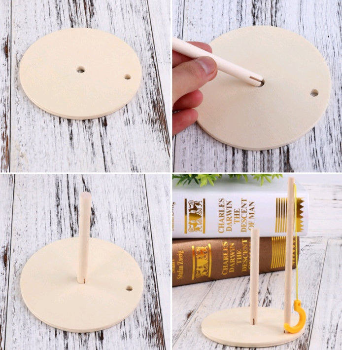 Children’s Educational Wooden Fishing Toy – Early Learning Water Ring Game