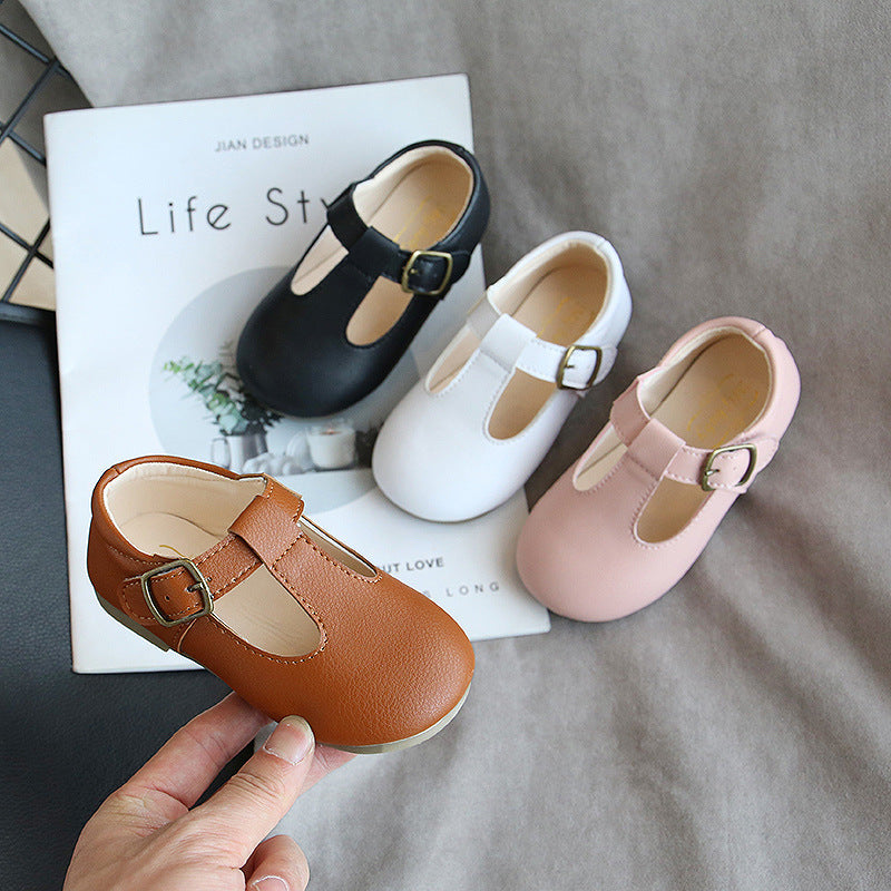 Children’s Pea Shoes Versatile Baby Single Shoes