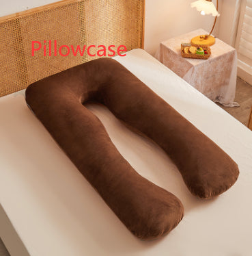 Multifunctional Cotton U-Shape Maternity Pillow – Removable & Washable