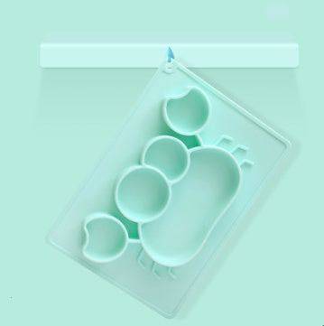 Baby Silicone Suction Bowl – Cartoon Learning Feeding Dish