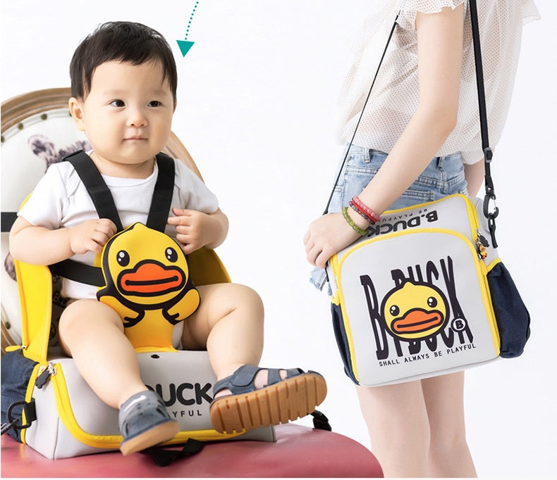 Multifunctional Baby Diaper Bag & Portable Dining Chair Backpack