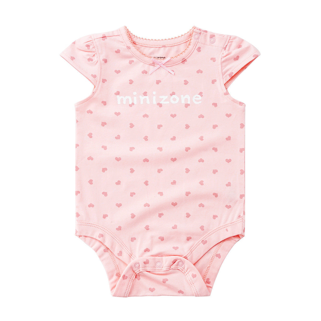 Short-Sleeve Baby Girl Romper