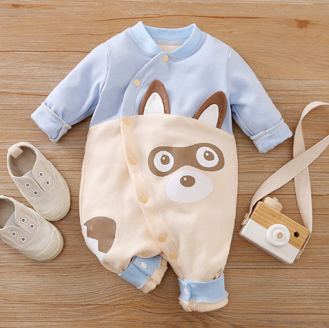 Autumn Cotton Baby Romper Pajamas