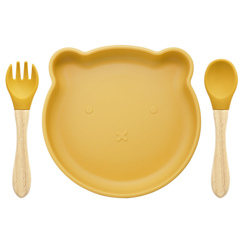 Bear Silicone Baby Tableware Set – Feeding & Food Supplement Set