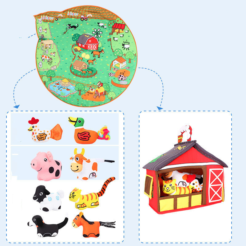 Baby Play Blanket – Early Learning Animal Toys