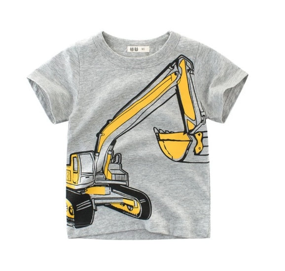 Boys Korean Style Cotton Short Sleeve T-Shirt