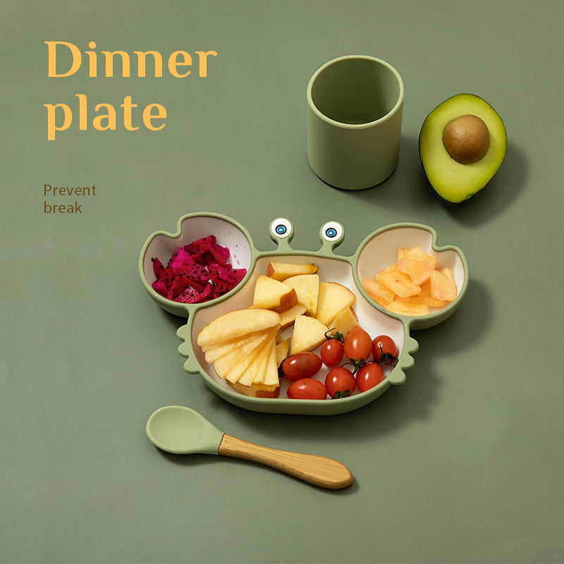 Silicone Non-Slip Baby Feeding Plate – Children’s Tableware Bowl