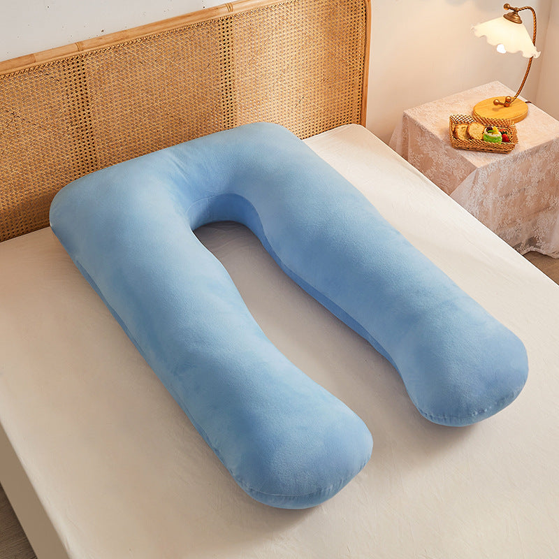 Multifunctional Cotton U-Shape Maternity Pillow – Removable & Washable