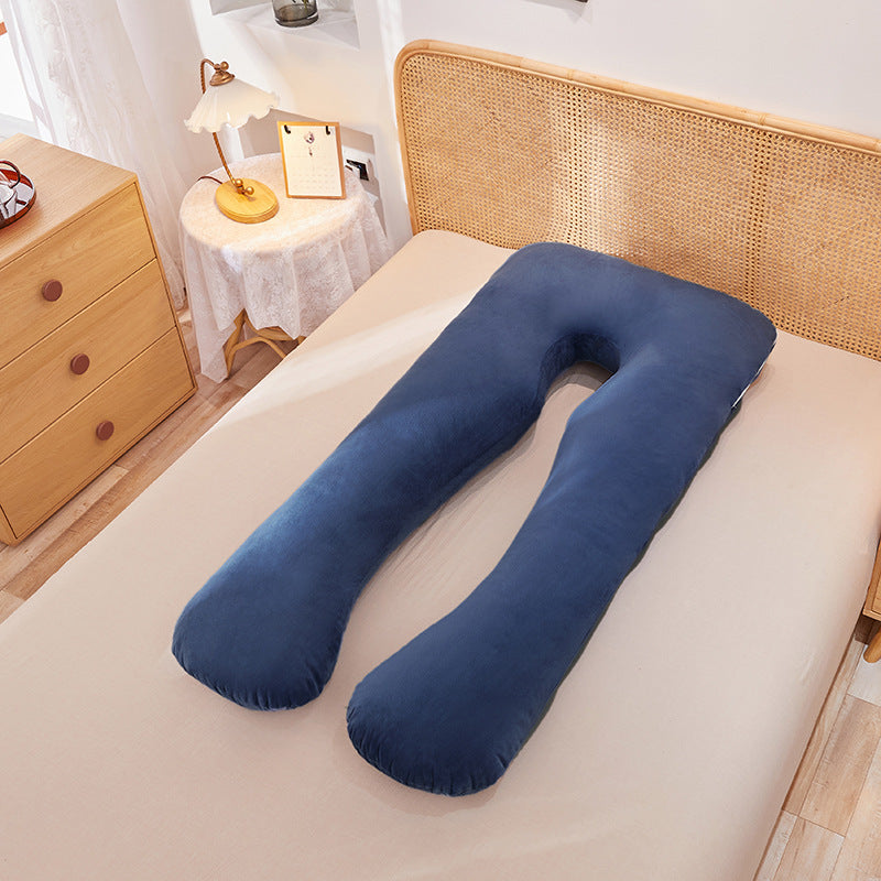 Multifunctional Cotton U-Shape Maternity Pillow – Removable & Washable