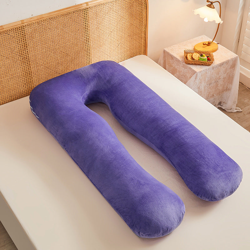 Multifunctional Cotton U-Shape Maternity Pillow – Removable & Washable