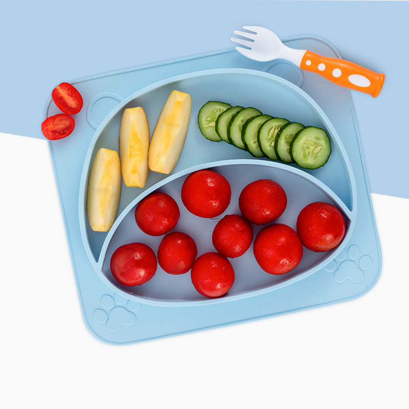 Silicone Non-Slip Baby Feeding Plate – Children’s Tableware Bowl