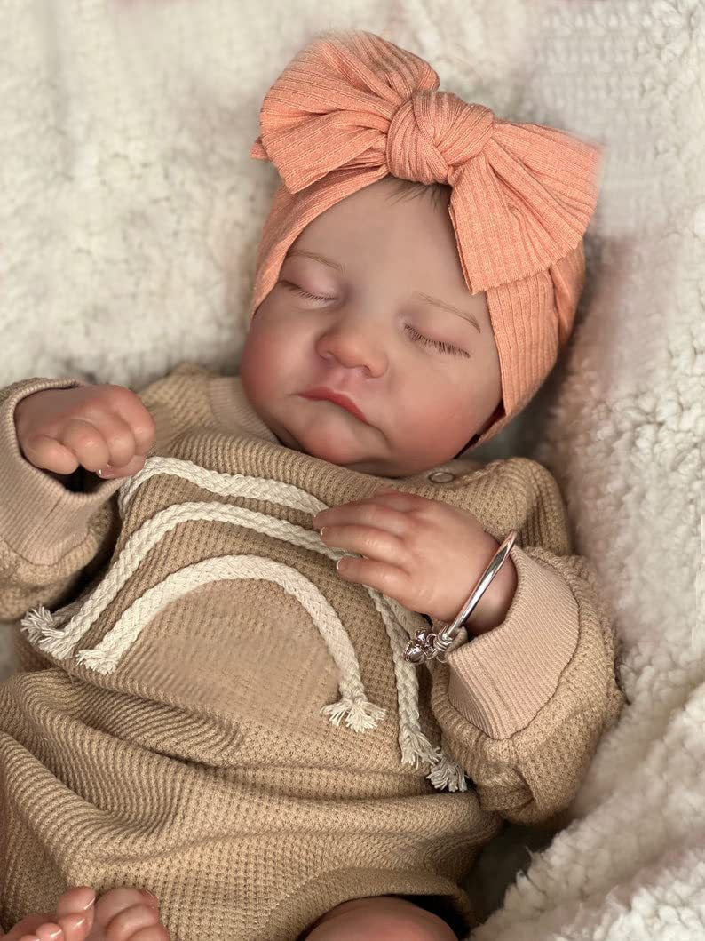 18-Inch Reborn Doll with Cloth Body – Realistic Baby Toy