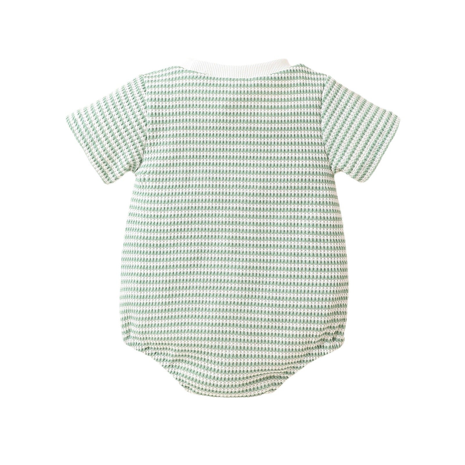 Baby Boys & Girls Striped Cotton Short-Sleeve Triangle Romper