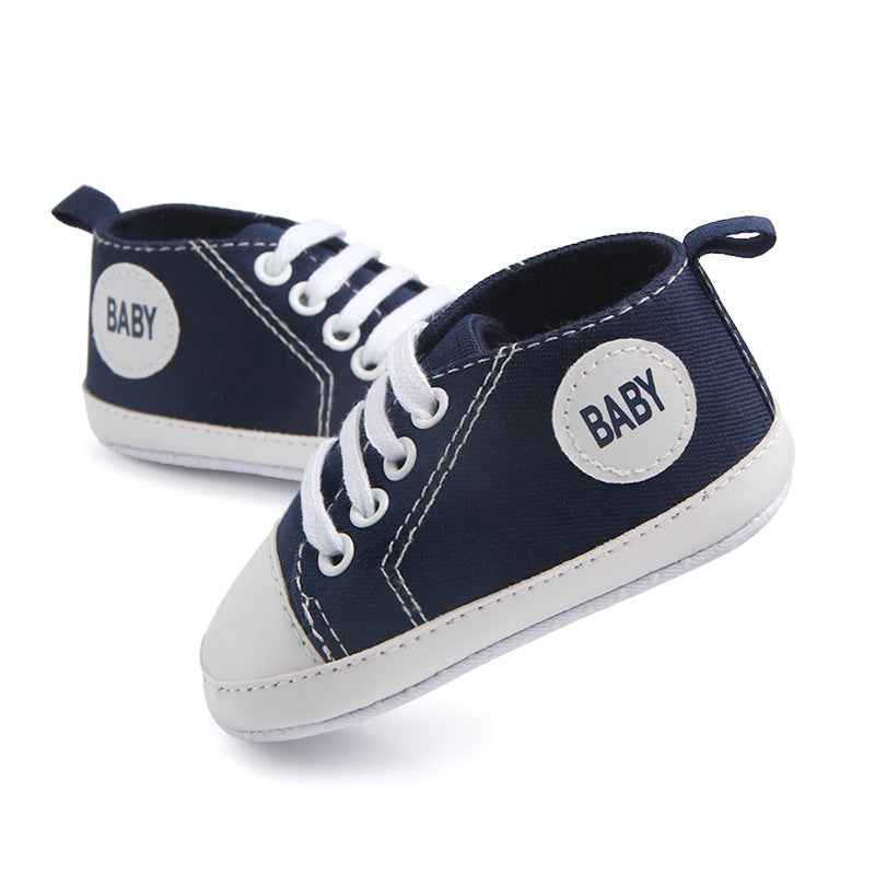 Baby Canvas Anti-Slip Soft Sole Sneakers