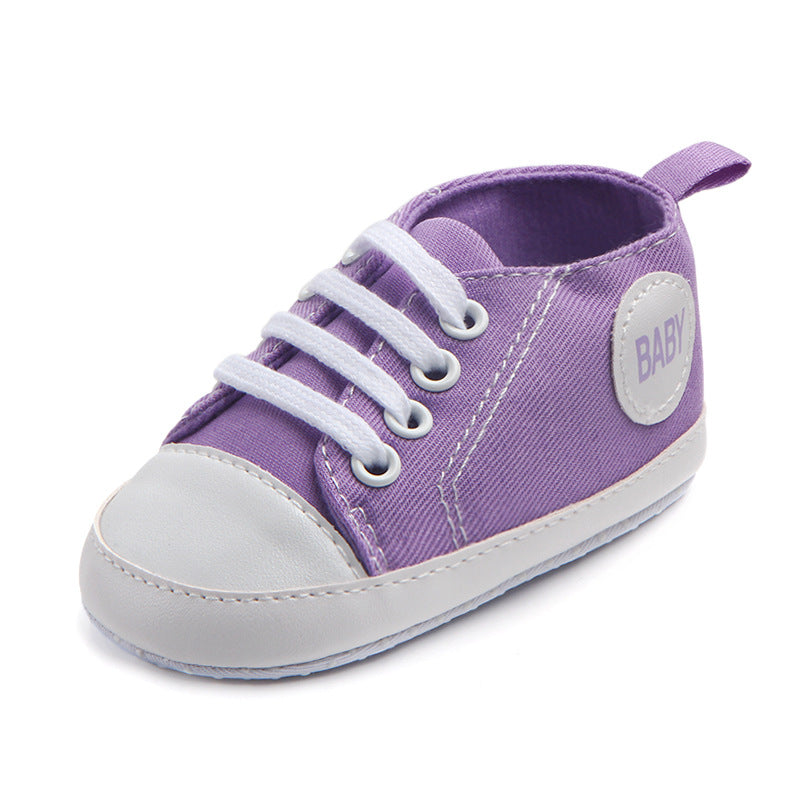 Baby Canvas Anti-Slip Soft Sole Sneakers