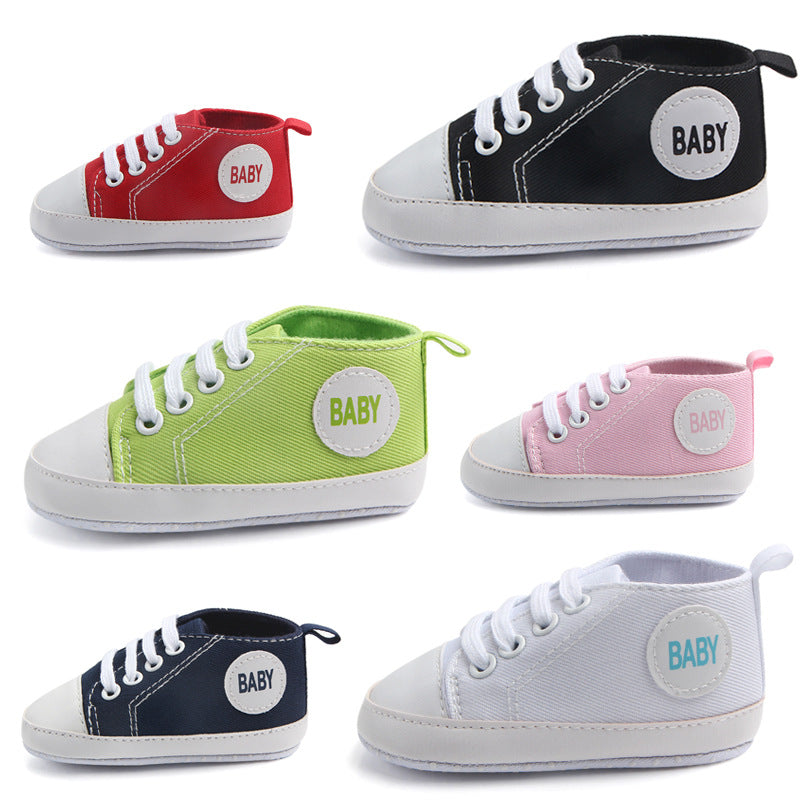 Baby Canvas Anti-Slip Soft Sole Sneakers