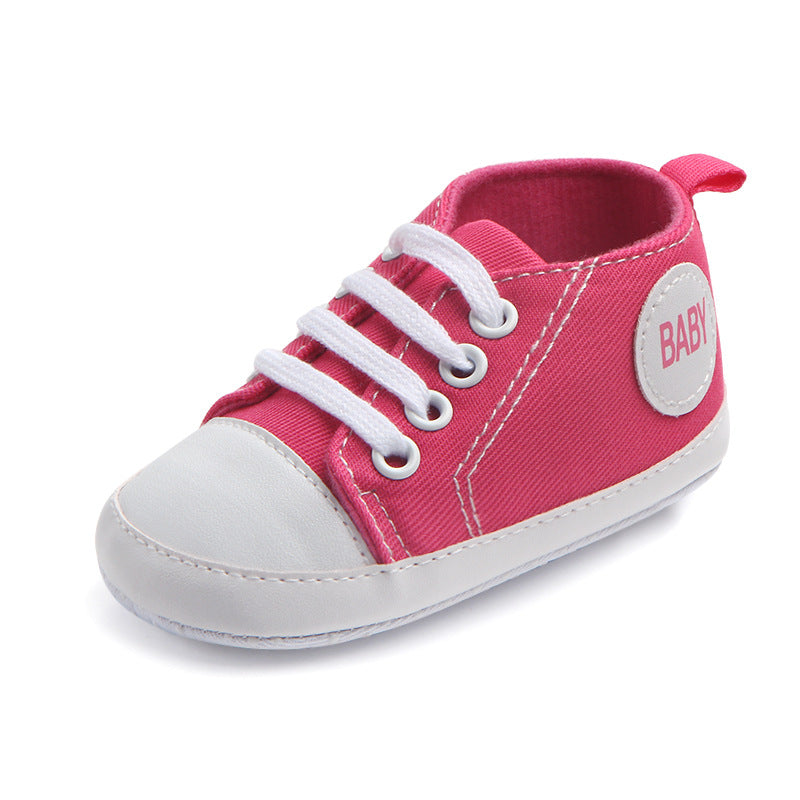 Baby Canvas Anti-Slip Soft Sole Sneakers