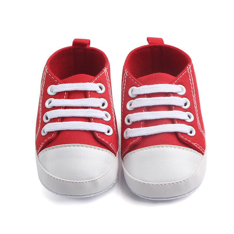 Baby Canvas Anti-Slip Soft Sole Sneakers