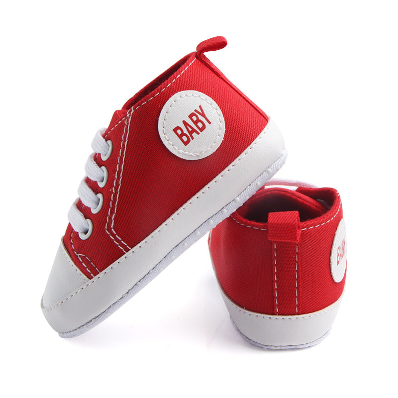 Baby Canvas Anti-Slip Soft Sole Sneakers
