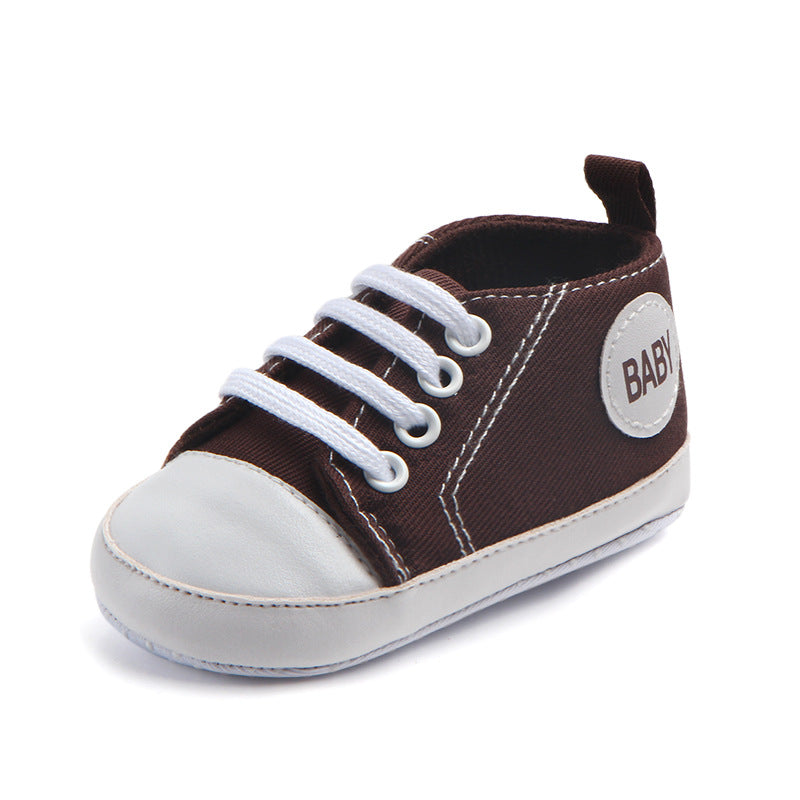Baby Canvas Anti-Slip Soft Sole Sneakers