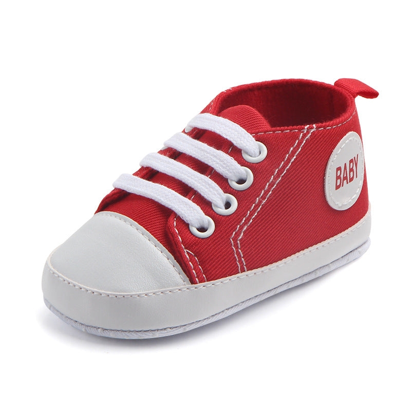 Baby Canvas Anti-Slip Soft Sole Sneakers