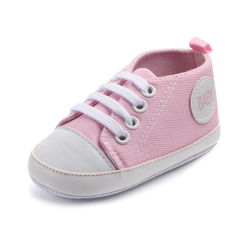Baby Canvas Anti-Slip Soft Sole Sneakers