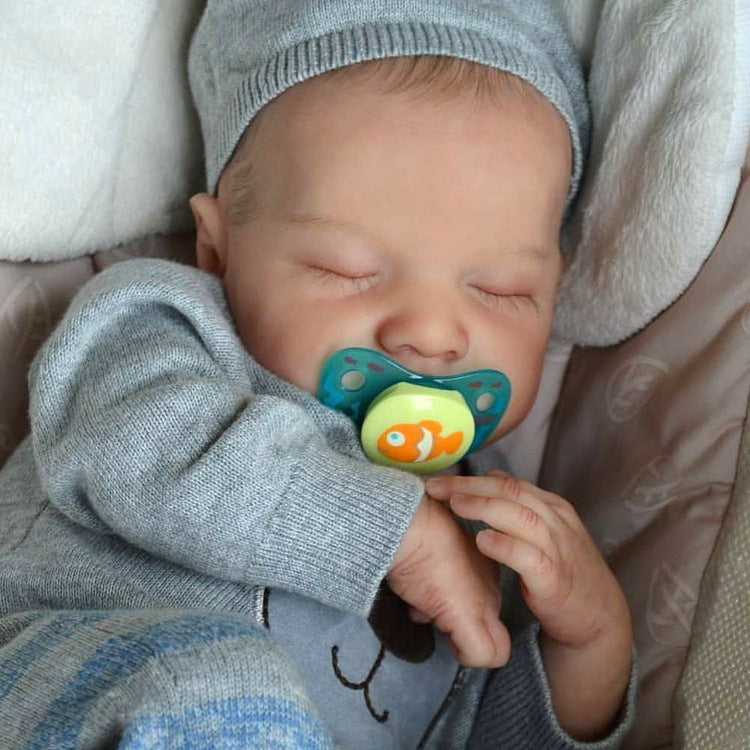 18-Inch Reborn Doll with Cloth Body – Realistic Baby Toy